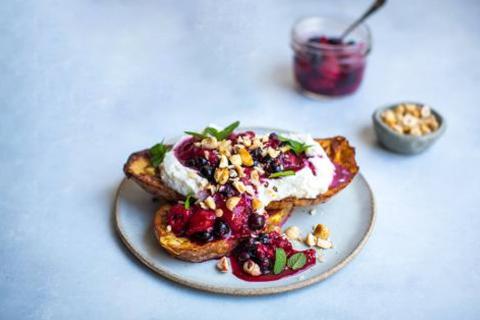 Donal Skehan’s Pain Perdu with Vanilla Ricotta and Speedy Berry Compote