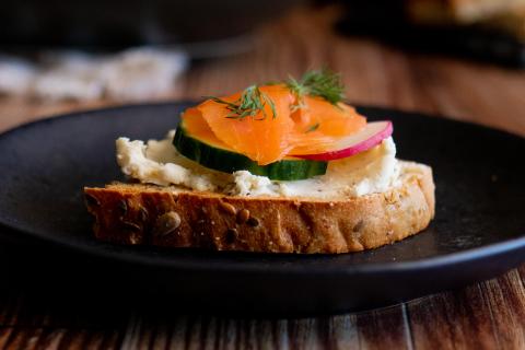 Salmon Crostini