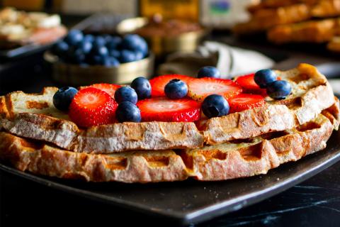 Holiday Waffle Breakfast Bar